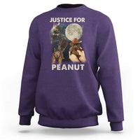 Justice For Peanut The Squirrel 2024 Moon Sweatshirt - Wonder Print Shop