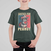 Justice For Peanut The Squirrel 2024 T Shirt For Kid - Wonder Print Shop