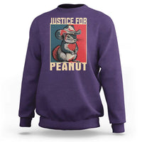 Justice For Peanut The Squirrel 2024 Sweatshirt - Wonder Print Shop