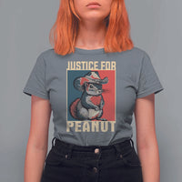 Justice For Peanut The Squirrel 2024 T Shirt For Women - Wonder Print Shop