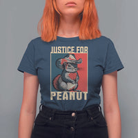Justice For Peanut The Squirrel 2024 T Shirt For Women - Wonder Print Shop