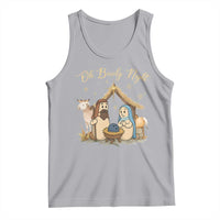 Funny Christmas Bowling Tank Top Oh Bowly Night Nativity Scene Bowling Pins - Wonder Print Shop
