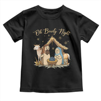 Funny Christmas Bowling Toddler T Shirt Oh Bowly Night Nativity Scene Bowling Pins - Wonder Print Shop