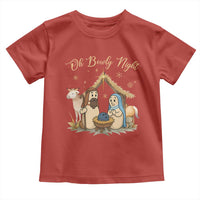 Funny Christmas Bowling Toddler T Shirt Oh Bowly Night Nativity Scene Bowling Pins - Wonder Print Shop