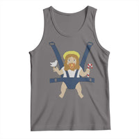 Funny Christmas Baby Jesus Tank Top Xmas Christian Little Boy - Wonder Print Shop