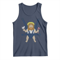 Funny Christmas Baby Jesus Tank Top Xmas Christian Little Boy - Wonder Print Shop