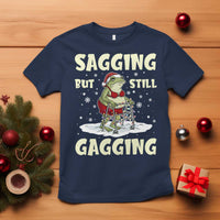 Funny Sagging But Still Gagging Christmas Frog T Shirt Funny Cringe Meme Gag Humor - Wonder Print Shop