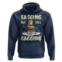Funny Sagging But Still Gagging Christmas Frog Hoodie Funny Cringe Meme Gag Humor - Wonder Print Shop