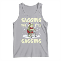 Funny Sagging But Still Gagging Christmas Frog Tank Top Funny Cringe Meme Gag Humor - Wonder Print Shop