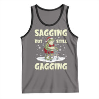 Funny Sagging But Still Gagging Christmas Frog Tank Top Funny Cringe Meme Gag Humor - Wonder Print Shop
