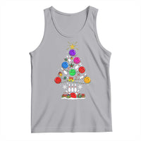 Funny Bowling Christmas Tree Lights Xmas Bowler Tank Top - Wonder Print Shop