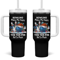 Funny Christmas Bowling Tumbler With Handle Bowling Makes Me Happy The Ten Pin Not So Much - Wonder Print Shop