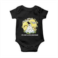 Funny It Is Fine I Am Fine Everything Is Fine Its Just A Little Meltdown Baby Onesie Christmas Snowman - Wonder Print Shop