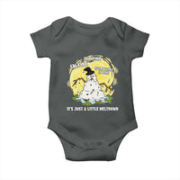 Funny It Is Fine I Am Fine Everything Is Fine Its Just A Little Meltdown Baby Onesie Christmas Snowman - Wonder Print Shop