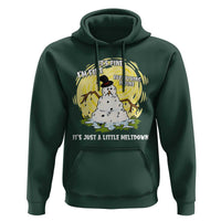 Funny It Is Fine I Am Fine Everything Is Fine Its Just A Little Meltdown Hoodie Christmas Snowman - Wonder Print Shop