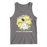 Funny It Is Fine I Am Fine Everything Is Fine Its Just A Little Meltdown Tank Top Christmas Snowman - Wonder Print Shop