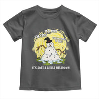 Funny It Is Fine I Am Fine Everything Is Fine Its Just A Little Meltdown Toddler T Shirt Christmas Snowman - Wonder Print Shop