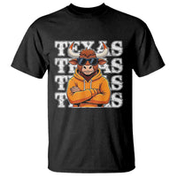 Texas Fan T Shirt Longhorns Cow Texas Pride Sport Lover - Wonder Print Shop