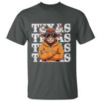 Texas Fan T Shirt Longhorns Cow Texas Pride Sport Lover - Wonder Print Shop