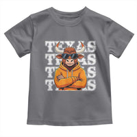 Texas Fan Toddler T Shirt Longhorns Cow Texas Pride Sport Lover - Wonder Print Shop