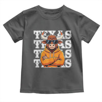 Texas Fan Toddler T Shirt Longhorns Cow Texas Pride Sport Lover - Wonder Print Shop