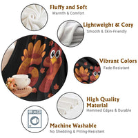 67 Thanksgiving Throw Blanket Funny Turkey Thanksgiving Six Seven Meme - Wonder Print Shop