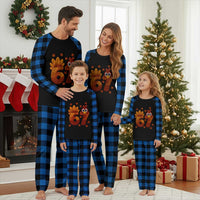 67 Thanksgiving Plaid Pajama Set Funny Turkey Thanksgiving Six Seven Meme - Wonder Print Shop