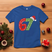 Personalized 67 Christmas T Shirt Custom Text Rizz Aura Farming Six Seven Meme Gen Alpha - Wonder Print Shop