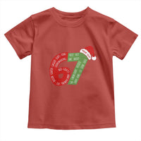 Personalized 67 Christmas Toddler T Shirt Custom Text Rizz Aura Farming Six Seven Meme Gen Alpha - Wonder Print Shop