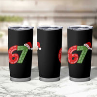 Personalized 67 Christmas Tumbler Cup Custom Text Rizz Aura Farming Six Seven Meme Gen Alpha - Wonder Print Shop