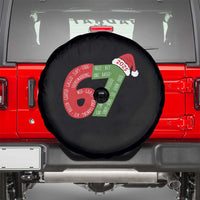Funny 67 Christmas Spare Tire Cover Rizz Aura Farming Bussin Six Seven Meme Gen Alpha - Wonder Print Shop