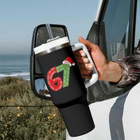 Funny 67 Christmas Tumbler With Handle Rizz Aura Farming Bussin Six Seven Meme Gen Alpha - Wonder Print Shop