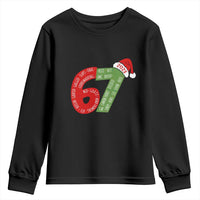 Funny 67 Christmas Youth Sweatshirt Rizz Aura Farming Bussin Six Seven Meme Gen Alpha - Wonder Print Shop