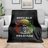 Buffalo Soldiers Throw Blanket African American Heros Black History Month - Wonder Print Shop