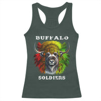 Buffalo Soldiers Racerback Tank Top African American Heros Black History Month