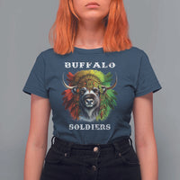 Buffalo Soldiers T Shirt For Women African American Heros Black History Month