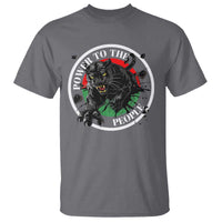 Power To The People Black Panther Party T Shirt Black History Month
