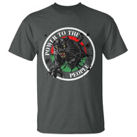 Power To The People Black Panther Party T Shirt Black History Month