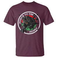 Power To The People Black Panther Party T Shirt Black History Month