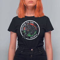 Power To The People Black Panther Party T Shirt For Women Black History Month