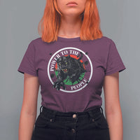 Power To The People Black Panther Party T Shirt For Women Black History Month