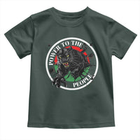 Power To The People Black Panther Party Toddler T Shirt Black History Month