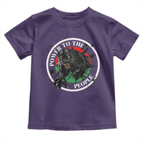 Power To The People Black Panther Party Toddler T Shirt Black History Month