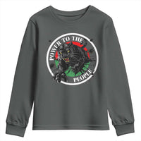 Power To The People Black Panther Party Youth Sweatshirt Black History Month