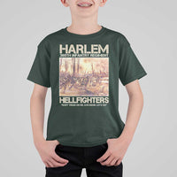 Harlem Hellfighters T Shirt For Kid 369th Infantry Regiment Don't Tread On Me Let's Go Black History Month