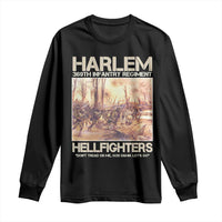 Harlem Hellfighters Long Sleeve Shirt 369th Infantry Regiment Don't Tread On Me Let's Go Black History Month