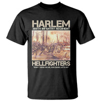 Harlem Hellfighters T Shirt 369th Infantry Regiment Don't Tread On Me Let's Go Black History Month
