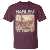 Harlem Hellfighters T Shirt 369th Infantry Regiment Don't Tread On Me Let's Go Black History Month