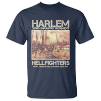 Harlem Hellfighters T Shirt 369th Infantry Regiment Don't Tread On Me Let's Go Black History Month