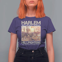 Harlem Hellfighters T Shirt For Women 369th Infantry Regiment Don't Tread On Me Let's Go Black History Month